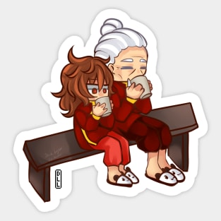 Precious time with Grandpa Sticker